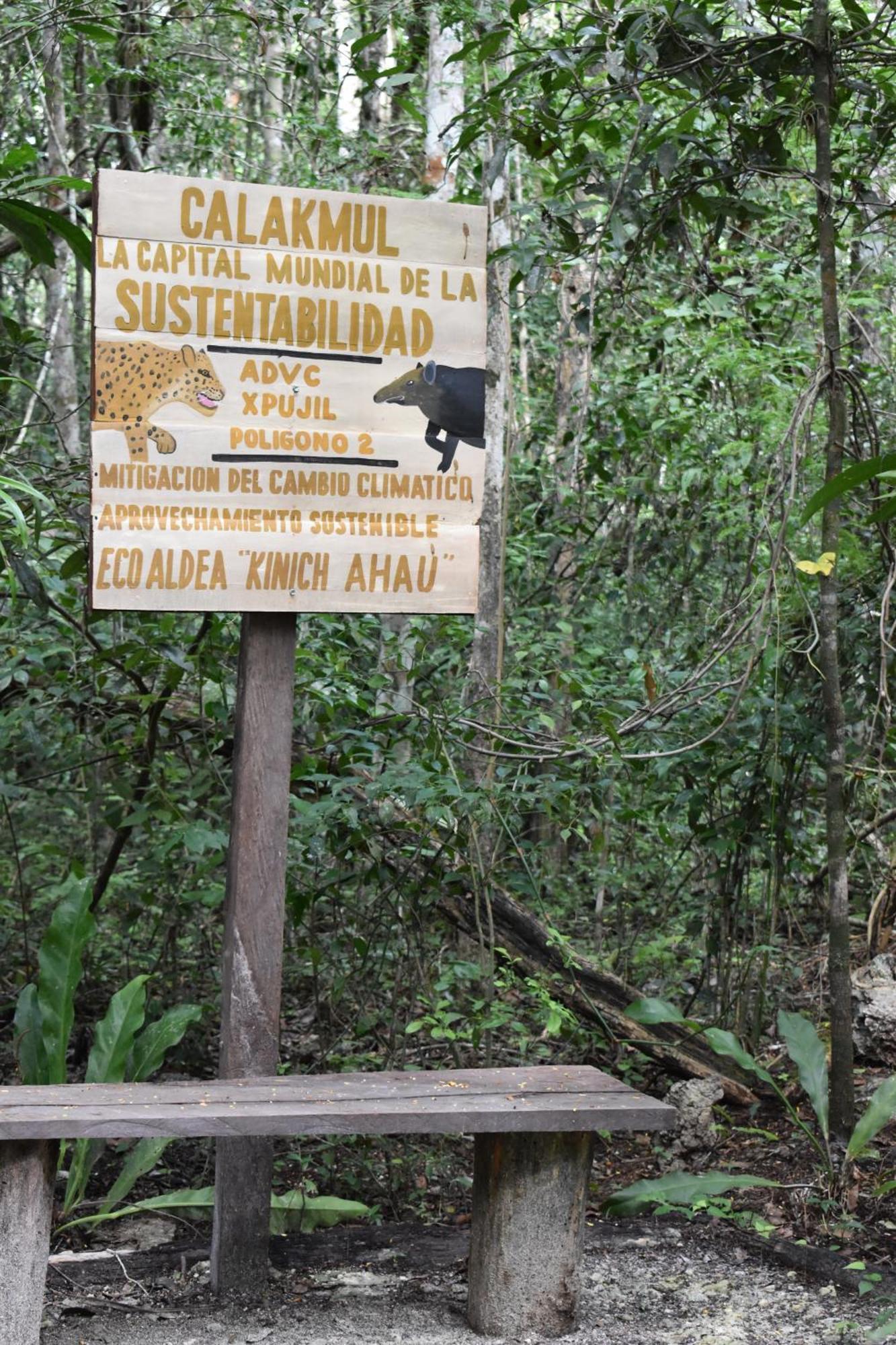 Villa Eco Aldea Kinich Ahau Xpujil Esterno foto